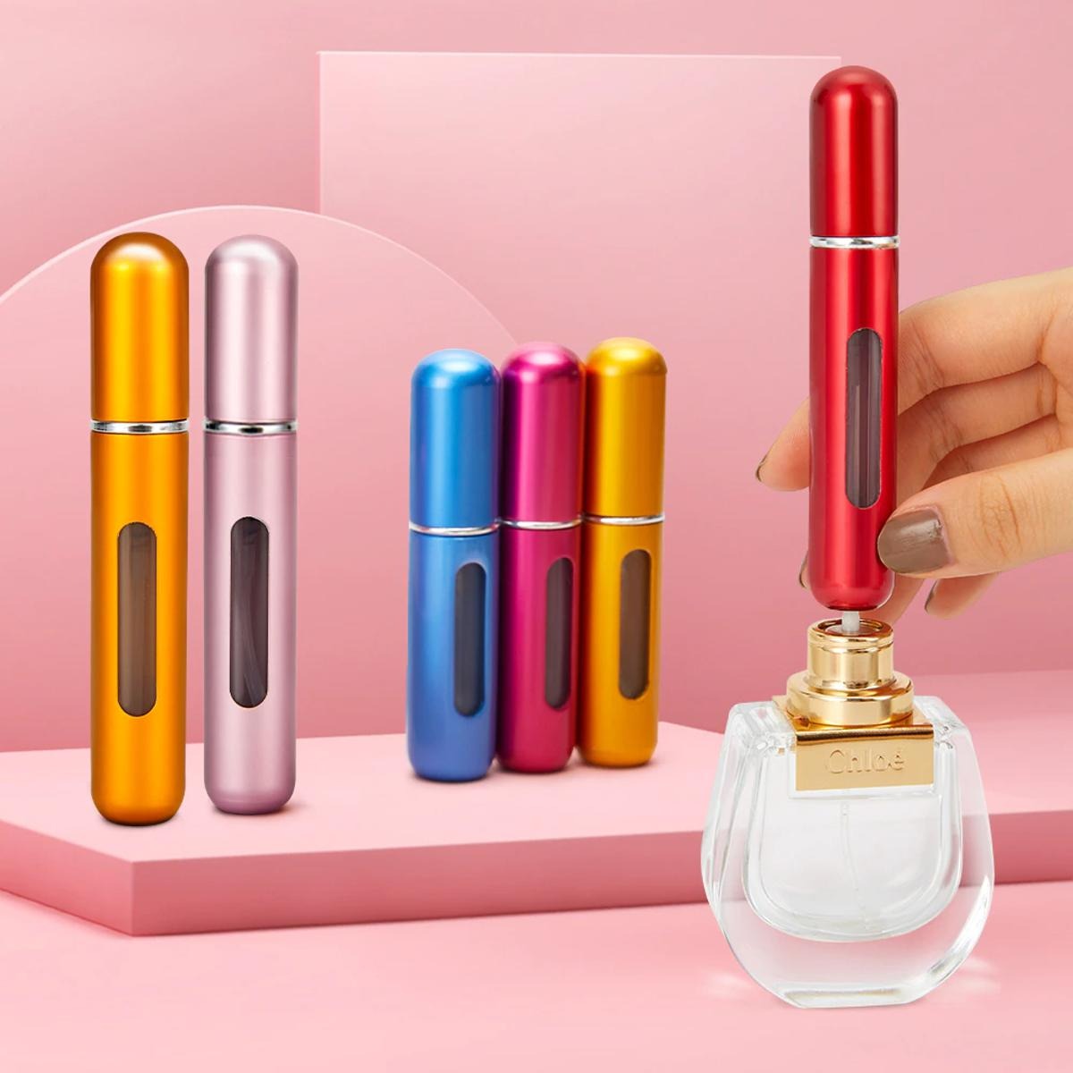 Portable Perfume Packs - Refillable & Stylish!