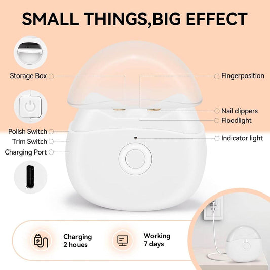 Automatic Electric Nail Clipper - For Newborn Baby and toddlers