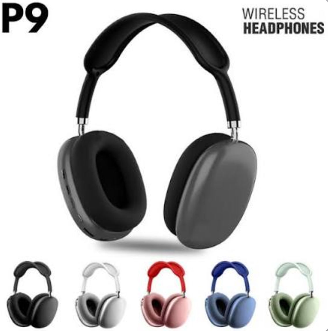 P9 Wireless Headphones – Long Battery Life | Available in 5 Stunning Colors 🎧