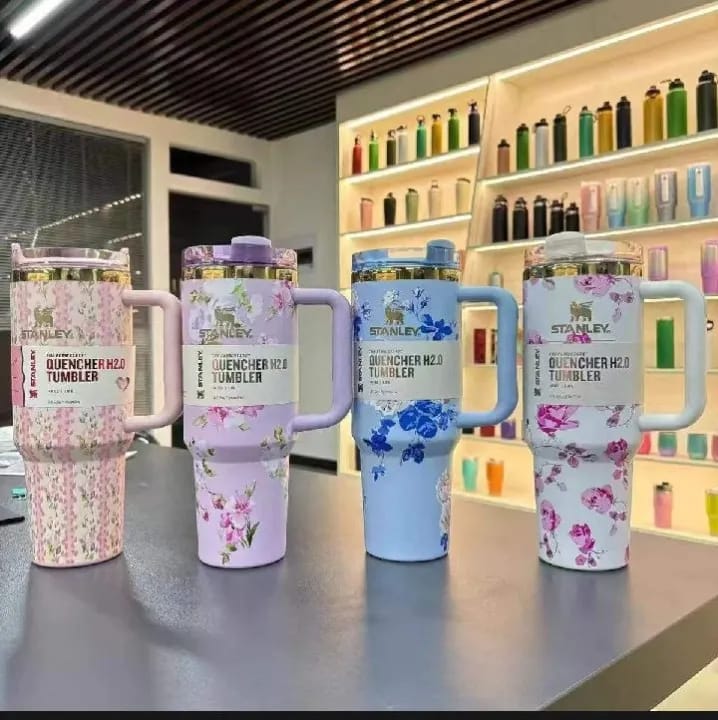 Floral Fantasy Stanley Quencher H2.0 Tumblers