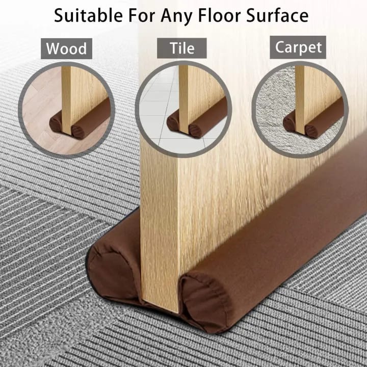 Door Draft Stopper for Any Floor  5 Pack PACKET